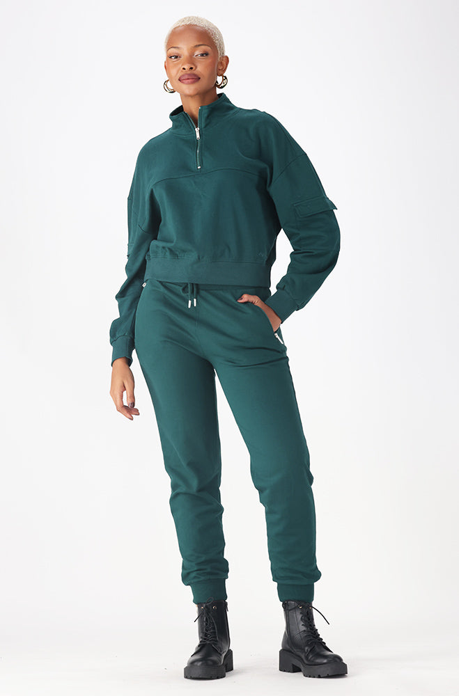 South Side Fleece Jogger _ 156299 _ Green