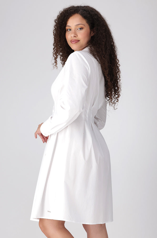 Kira Shirt Dress _ 156320 _ White