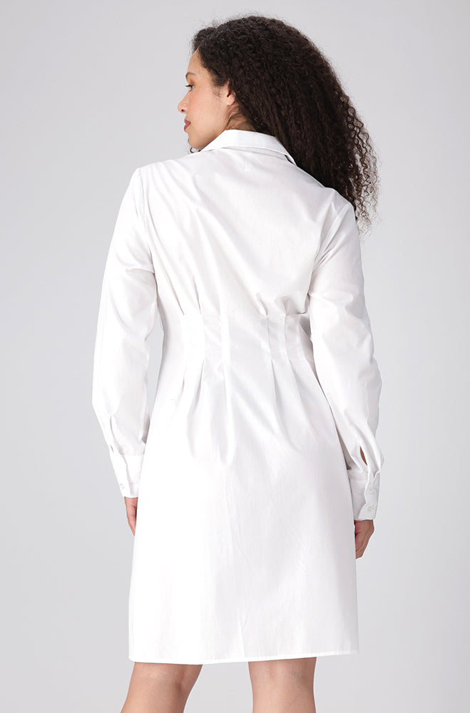 Kira Shirt Dress _ 156320 _ White
