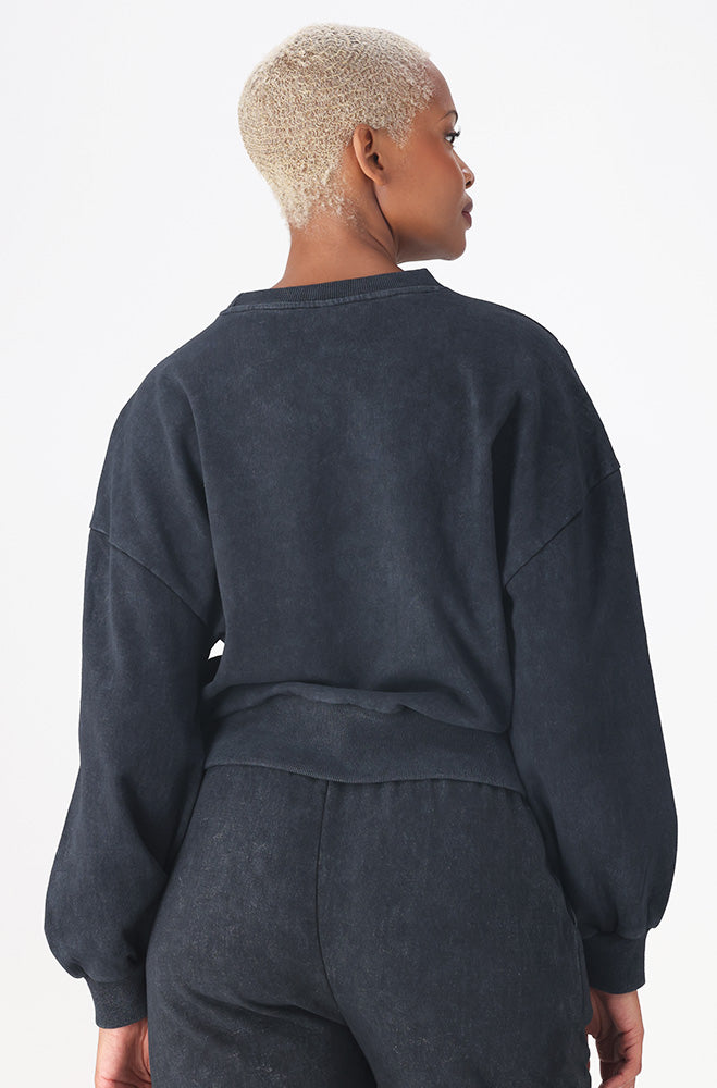 Ava Crewneck Top _ 156421 _ Grey