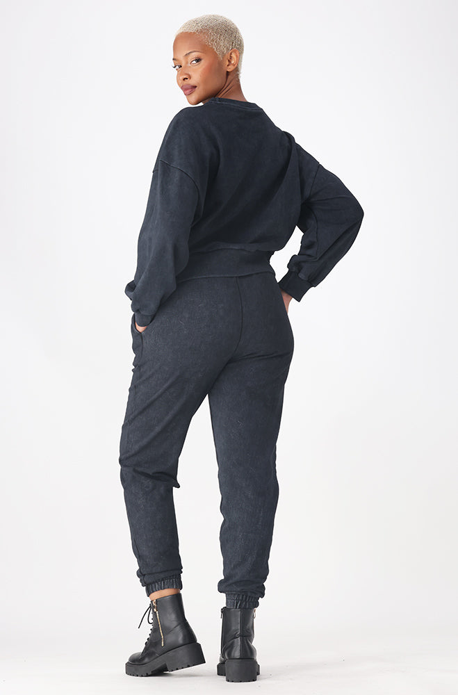 Ava Crewneck Top _ 156421 _ Grey