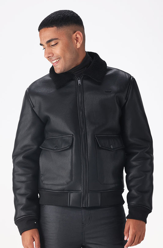 Windsor Flight Jacket _ 156536 _ Black