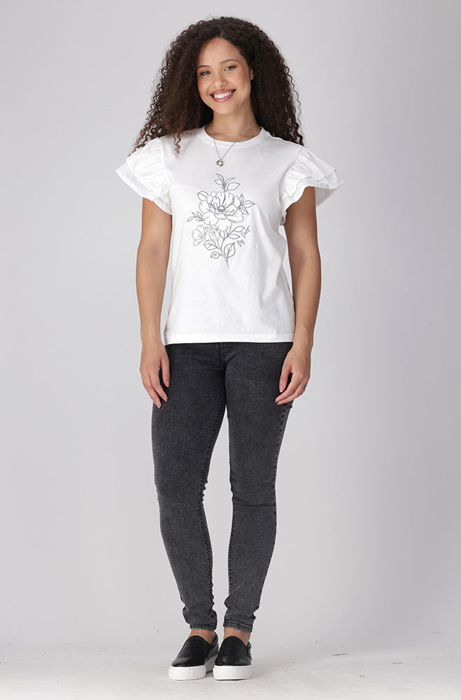 Jessie Combo Tshirt _ 156820 _ White