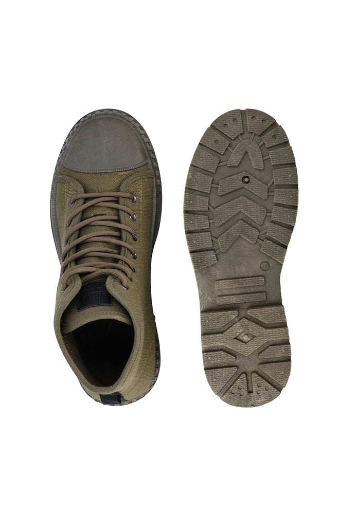 Jarred Cleated Canvas Boot _ 157176 _ Fatigue