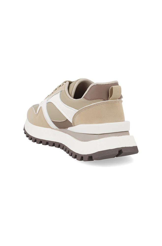 Abbey Multi Panel Sneaker _ 157314 _ Beige