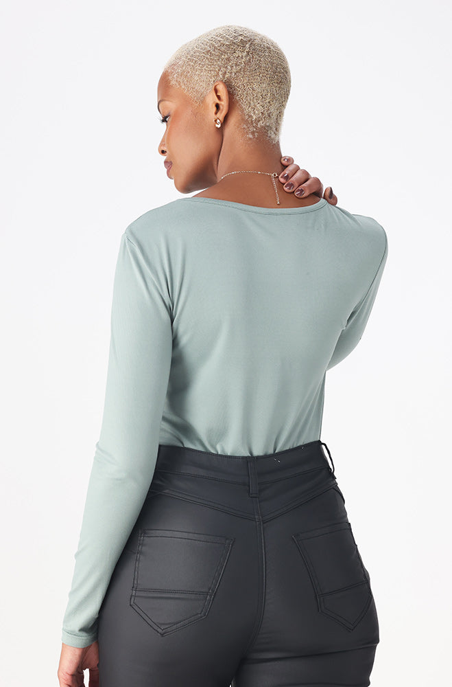 Cleo Crew Neck Tee _ 158072 _ Mint