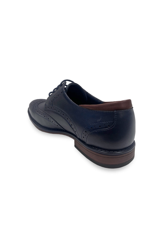 Kade Fashion Brogue Formal _ 158299 _ Navy
