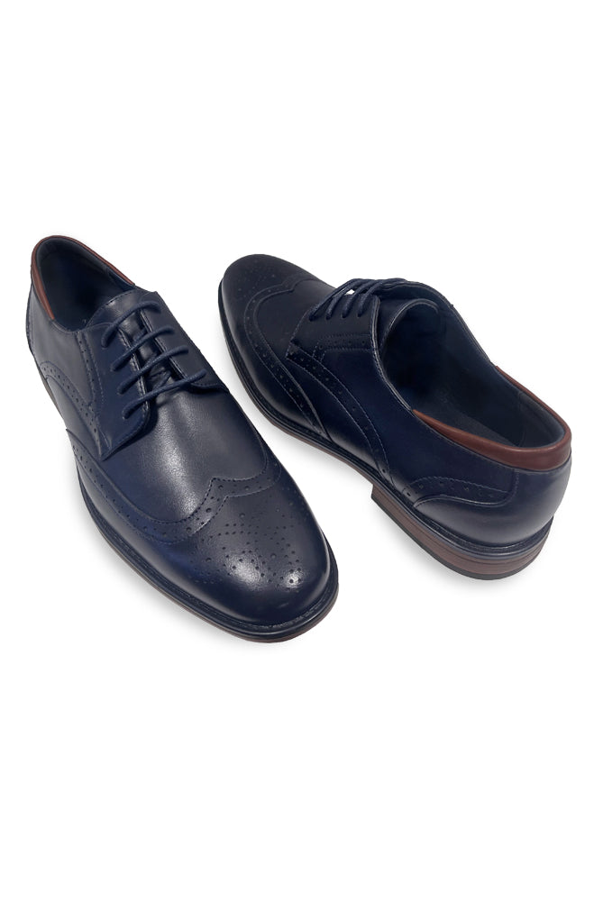 Kade Fashion Brogue Formal _ 158299 _ Navy