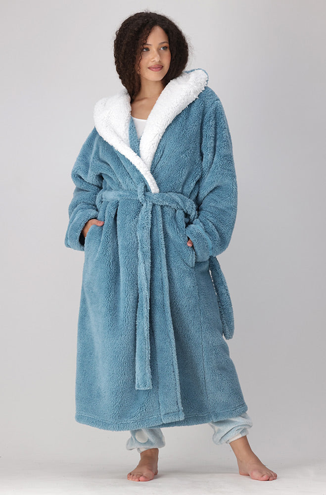 Bunny Long Ears Wrap Gowns _ 158318 _ Teal