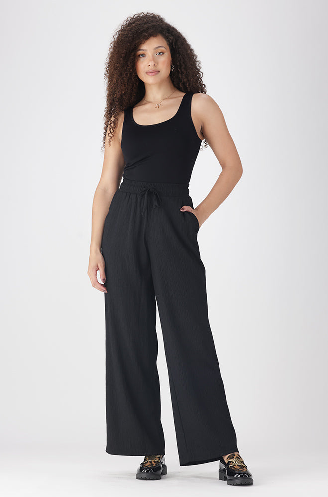 Shannon Wide Leg Pants _ 158971 _ Black