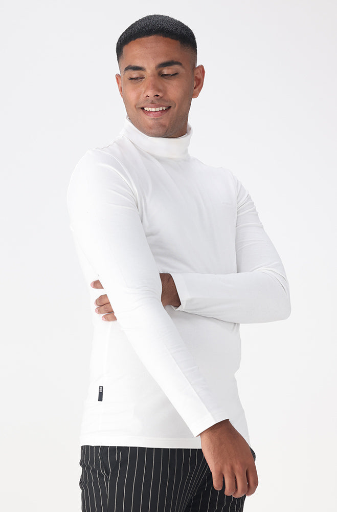 Palmer Polo Neck _ 159037 _ White