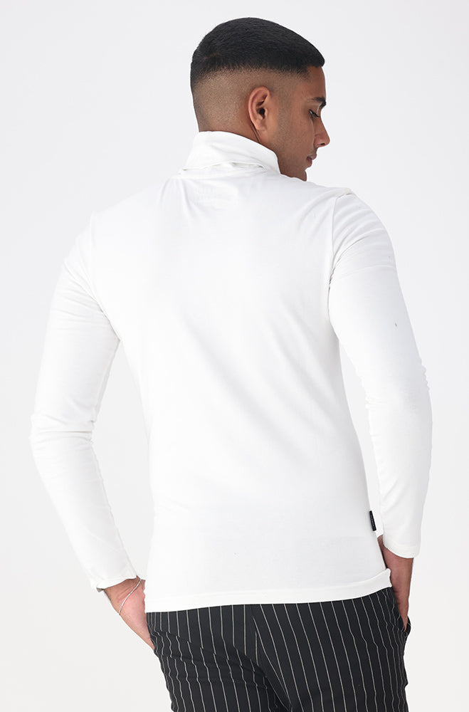 Palmer Polo Neck _ 159037 _ White