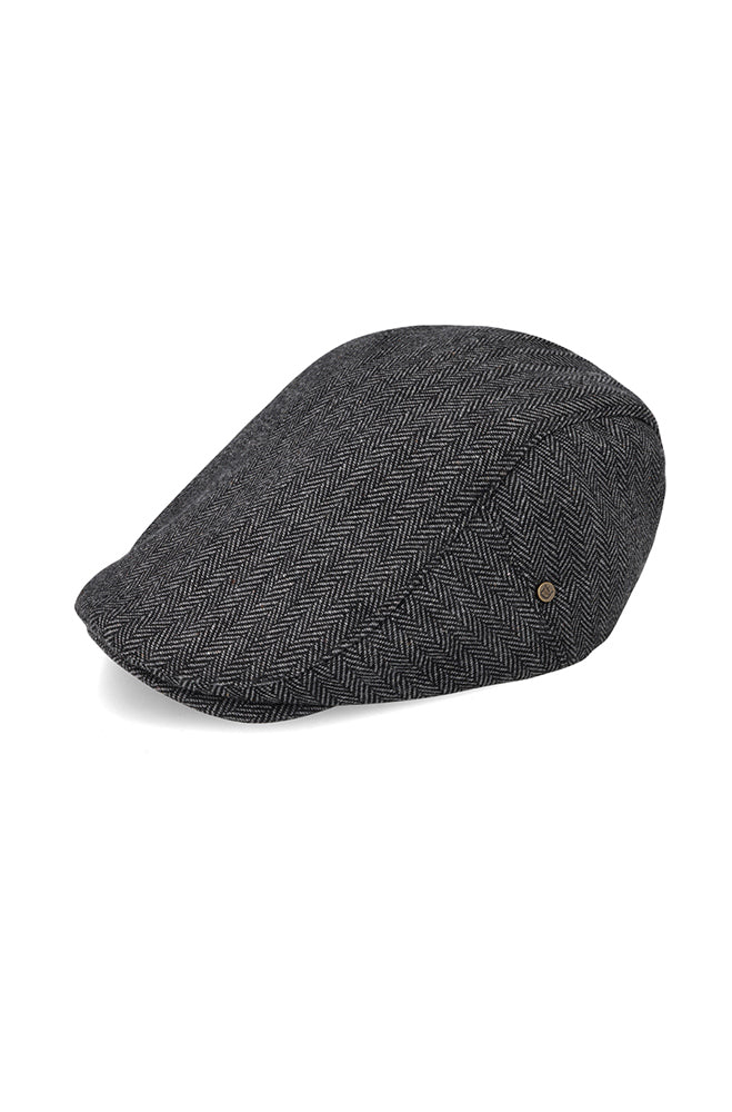 Harper Chevron Newboy Hat _ 159580 _ Charcoal