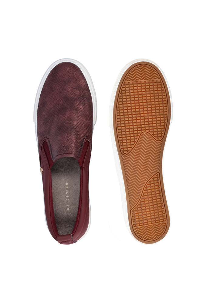 Jemima Slip On Gusset _ 160012 _ Burgundy