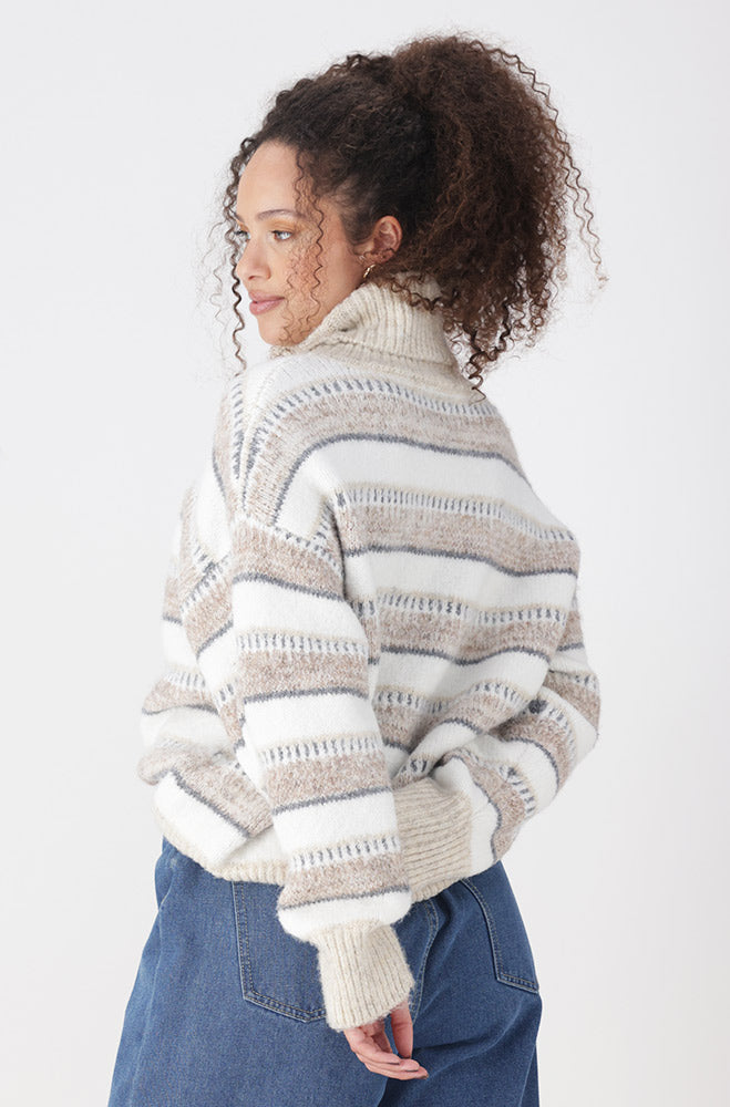 Zeta Chunky Pullover Jersey _ 160101 _ Taupe