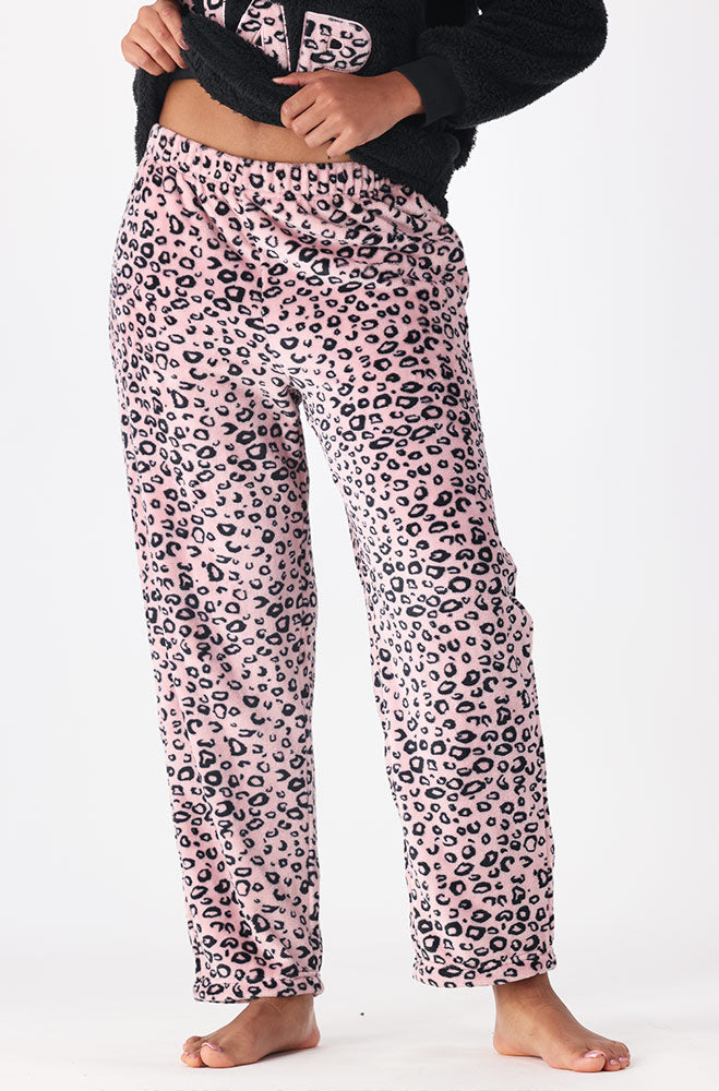 Gia Animal Print/Applique Pj Set _ 160150 _ Black