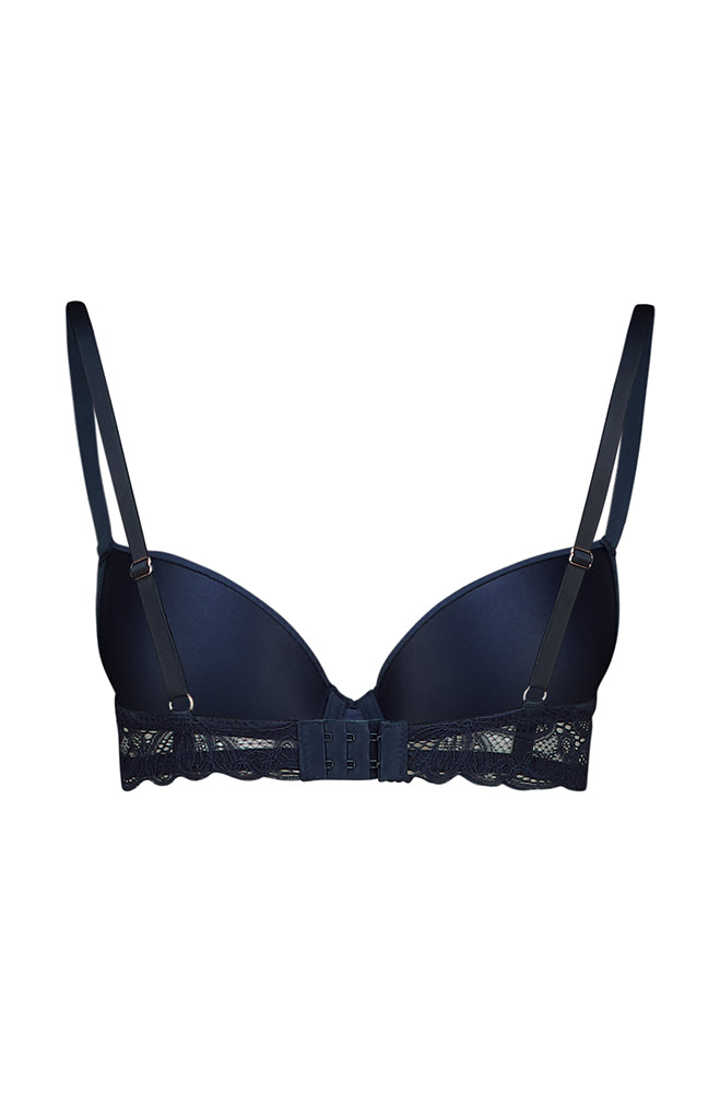 Nova Lace Wing Bra _ 160202 _ Navy