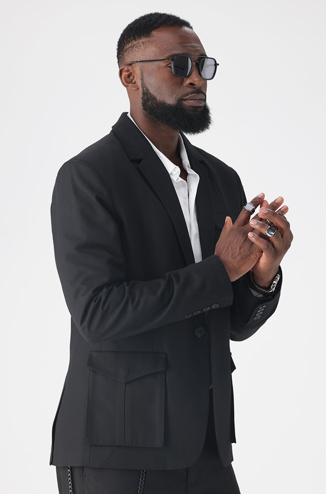 Waldo Suit Jacket _ 161183 _ Black
