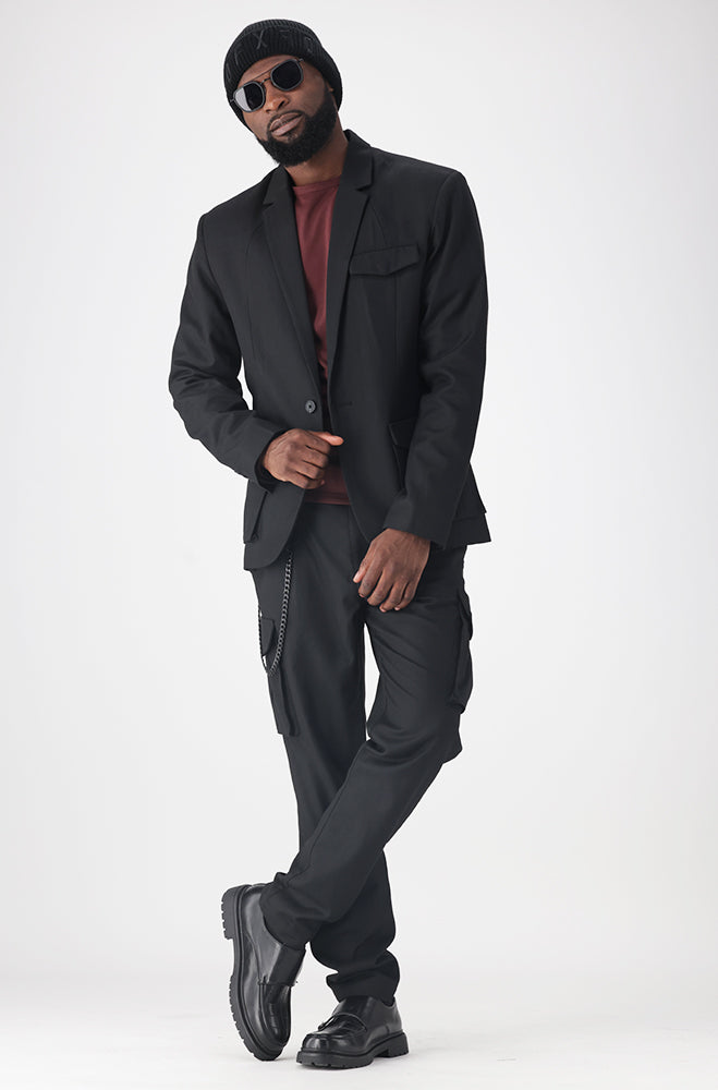 Waldo Suit Jacket _ 161183 _ Black