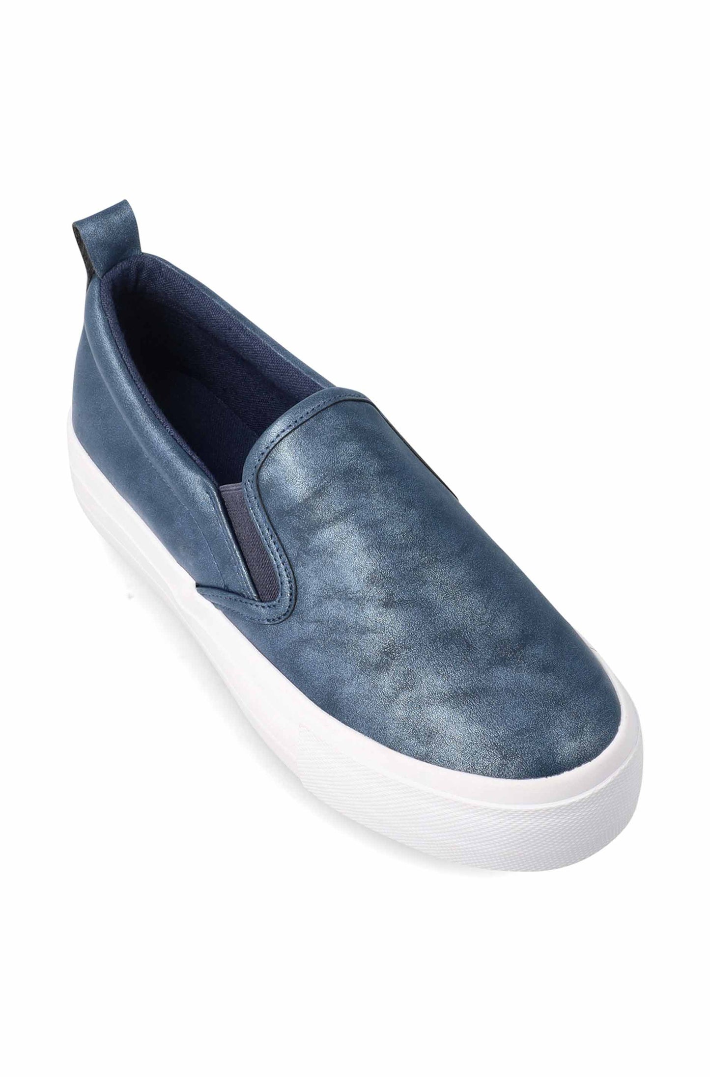 Jemima Shimmer Gusset Sneaker _ 161200 _ Blue
