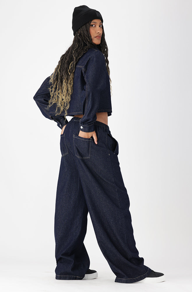 Taryn Denim Top _ 161220 _ Dark Wash