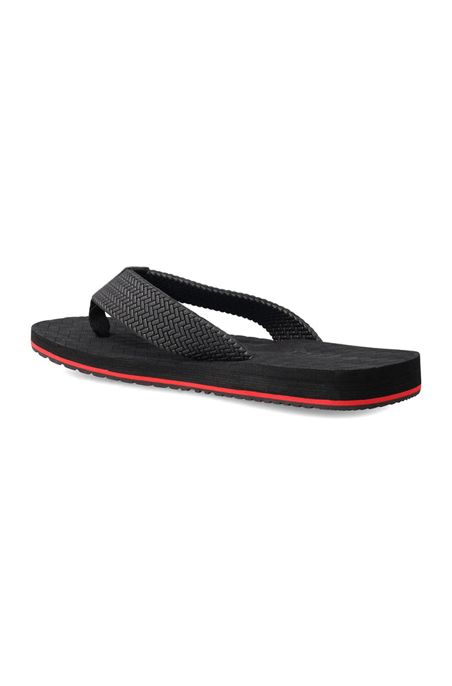 Tate Embossed Flip Flop _ 161272 _ Black