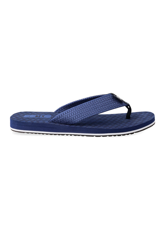 Tate Embossed Flip Flop _ 161274 _ Navy