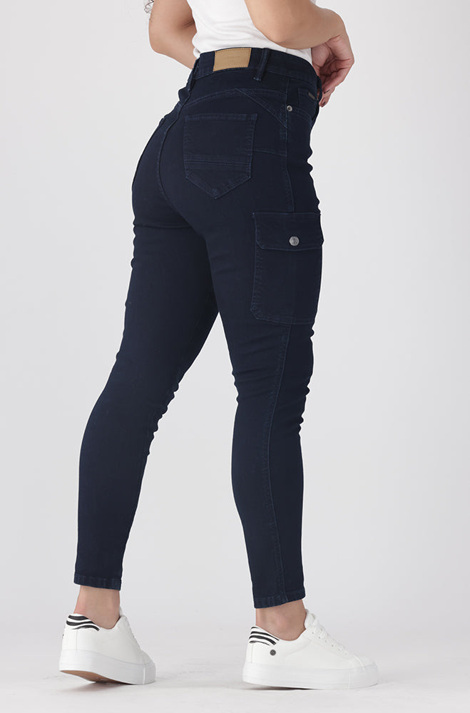 Janae Hi-Rise Utility Skinny _ 162737 _ Dark Wash