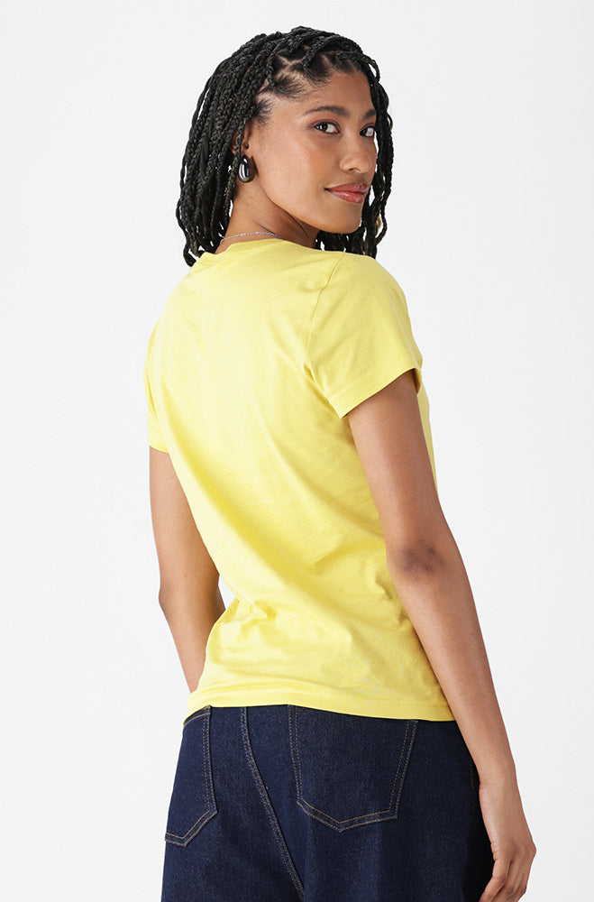 Jade Graphic Tee _ 162975 _ Yellow
