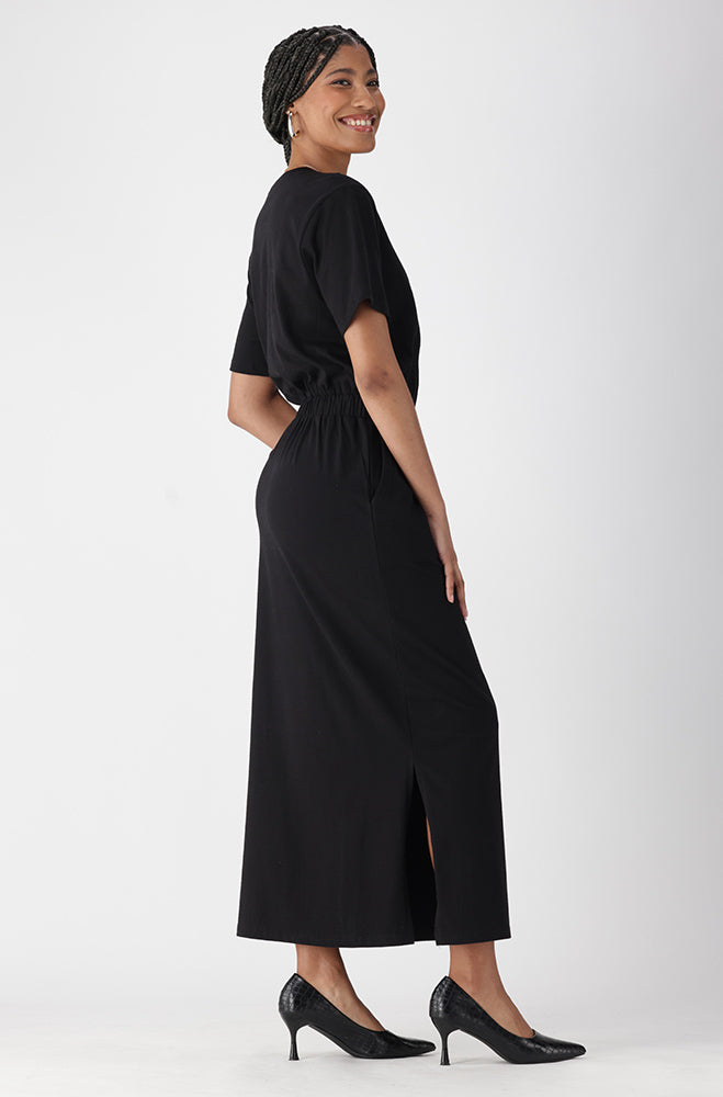 Sharon T Shirt Dress _ 163184 _ Black