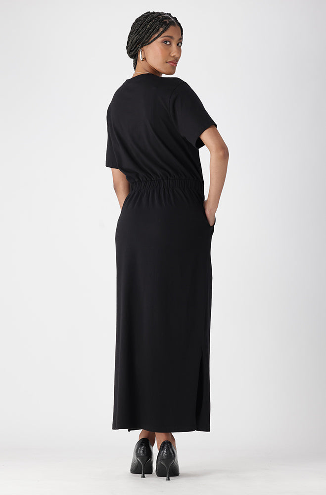 Sharon T Shirt Dress _ 163184 _ Black