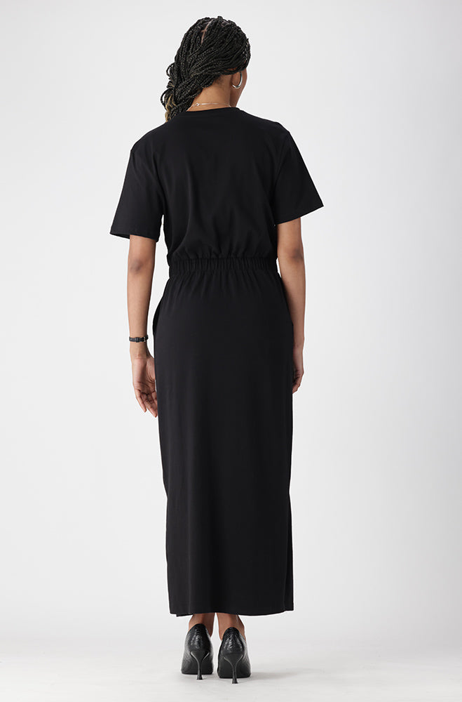 Sharon T Shirt Dress _ 163184 _ Black