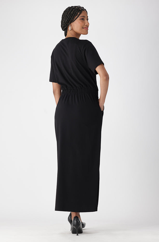 Sharon T Shirt Dress _ 163184 _ Black
