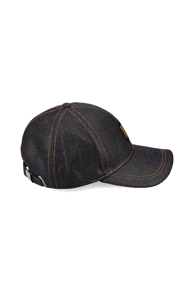 Kylo Coated Denim Peakcap _ 163230 _ Black