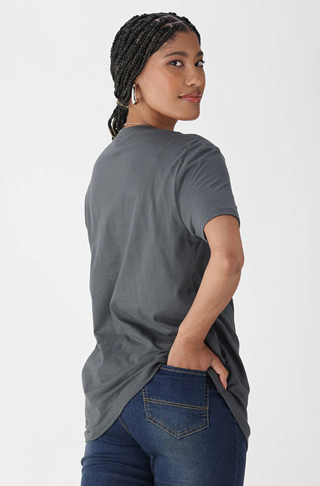 Jade Graphic Boyfriend Tee _ 163293 _ Grey