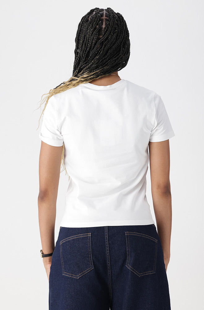 Candice Crew Neck Tee _ 163344 _ White