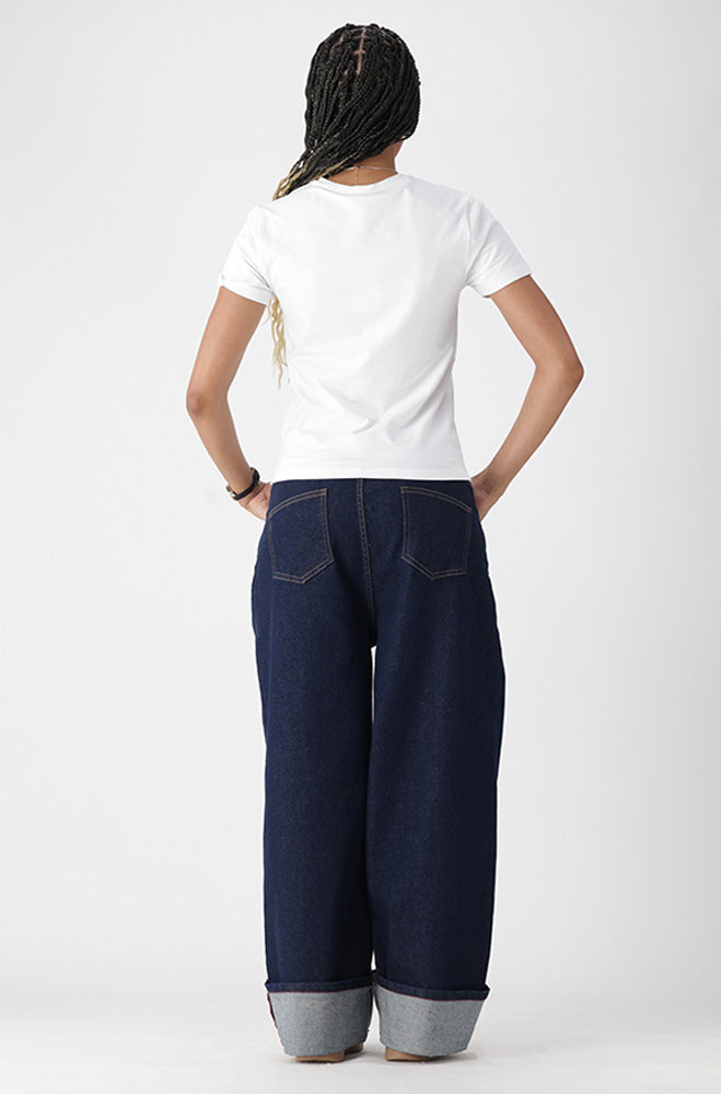 Candice Crew Neck Tee _ 163344 _ White