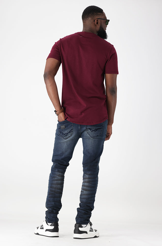 Twisted Super Skinny Denim _ 164216 _ Dark Wash
