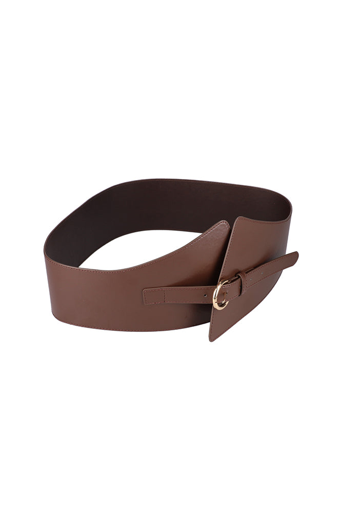 Lesley Waist Belt _ 164859 _ Brown