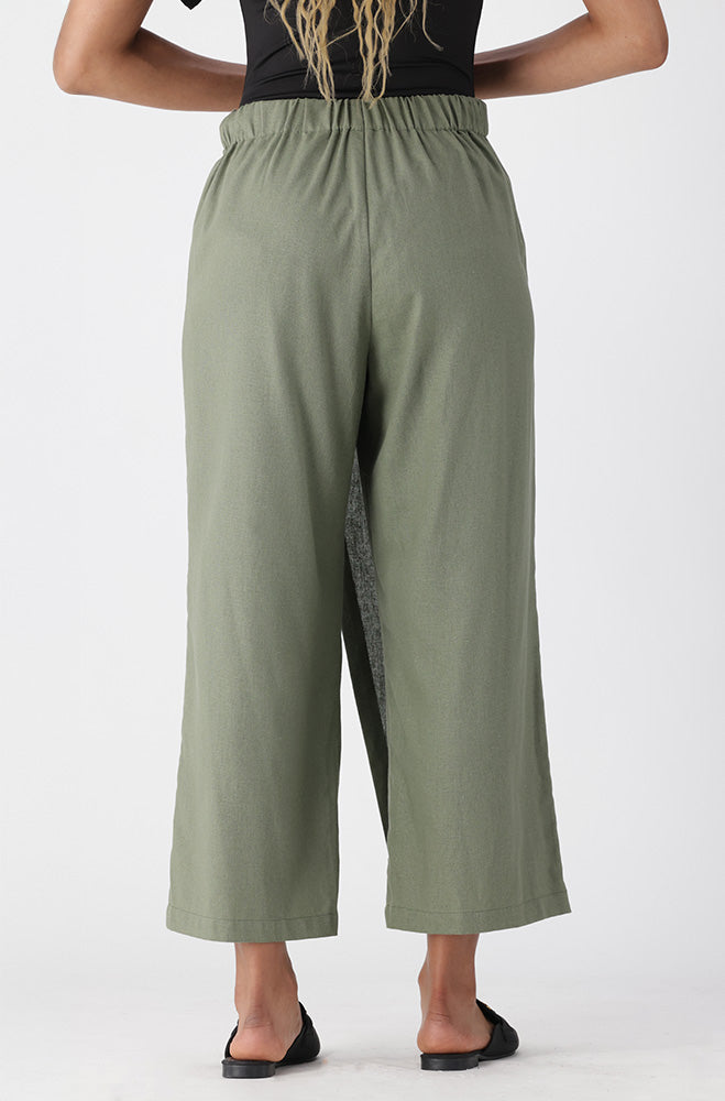 MELODY WRAP PANTS  _ 165052 _ Green