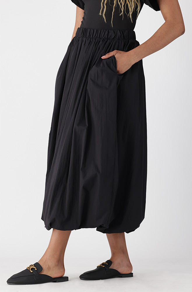 Romy Bubble Hem Skirt _ 165054 _ Black