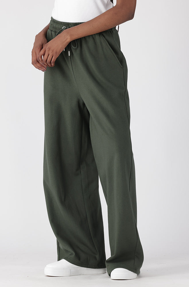 LUCY WIDELEG JOGGER  _ 165195 _ Green