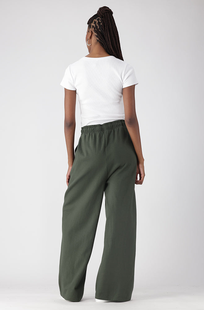 LUCY WIDELEG JOGGER  _ 165195 _ Green