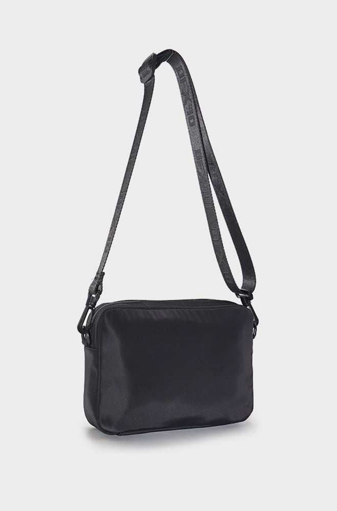 Carl Nylon And Rubberised Slingbag _ 165237 _ Black