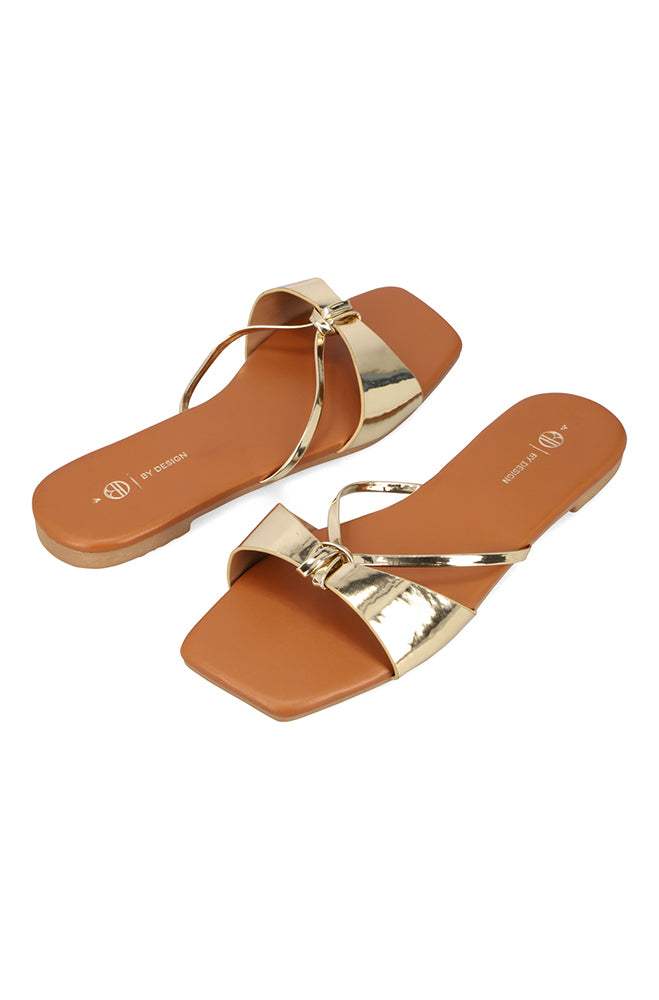 Petra Knotted Sandal _ 167638 _ Gold