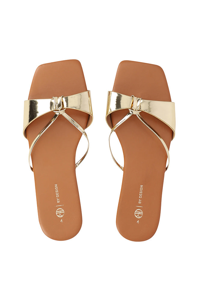 Petra Knotted Sandal _ 167638 _ Gold