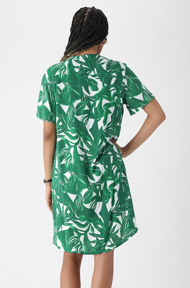 Woven Dress _ 168196 _ Green