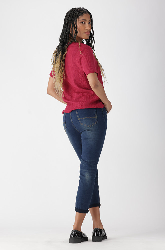 Ladies | Channel Textured Top T-shirts