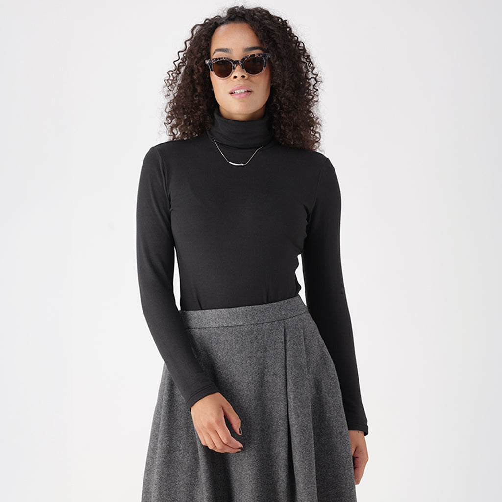 AMAYA POLONECK TOP – Dunns
