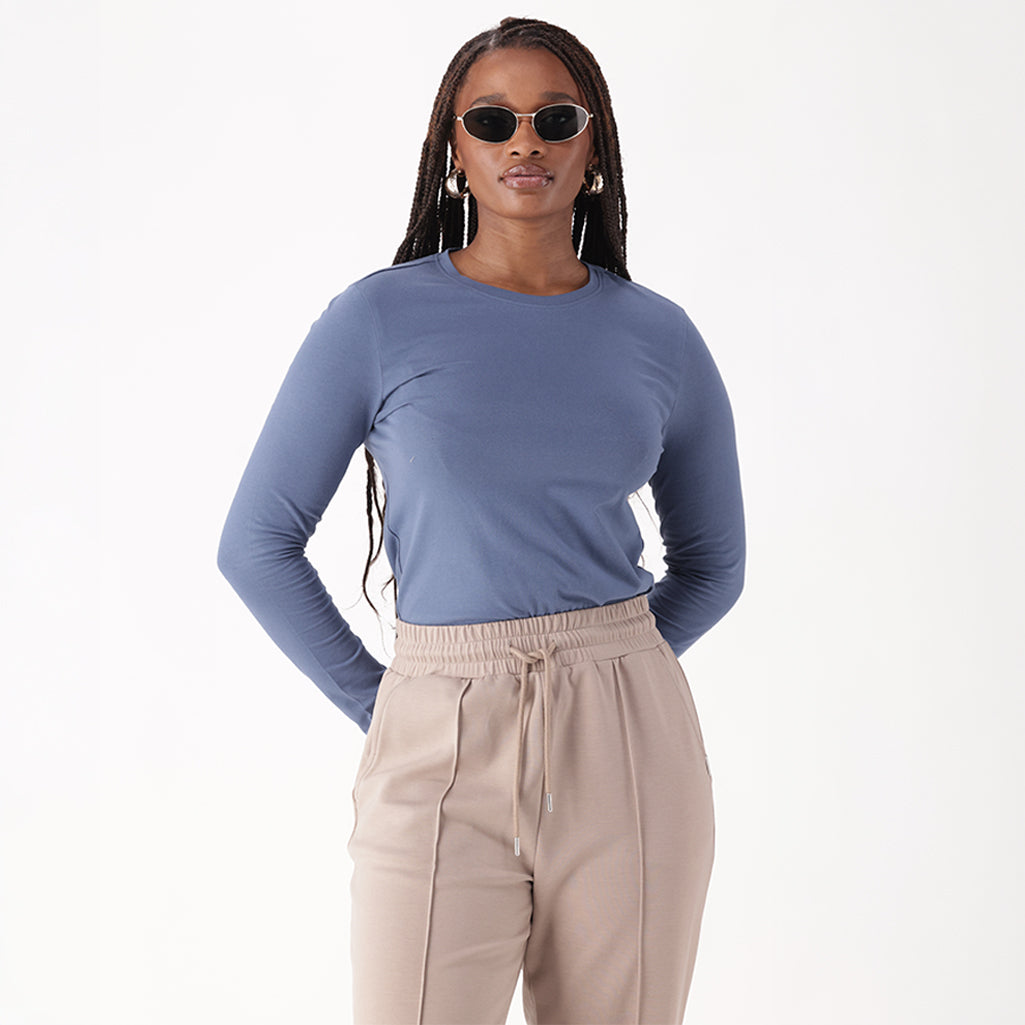 CLEO CREW NECK TEE – Dunns